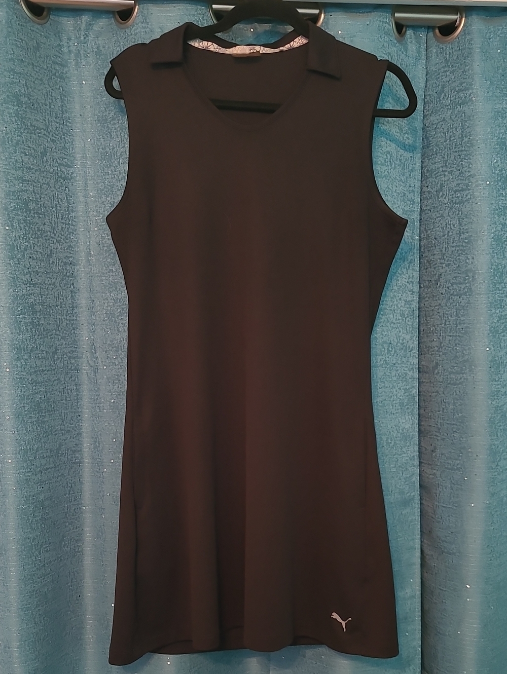Puma Sleeveless Mini Dress in Black